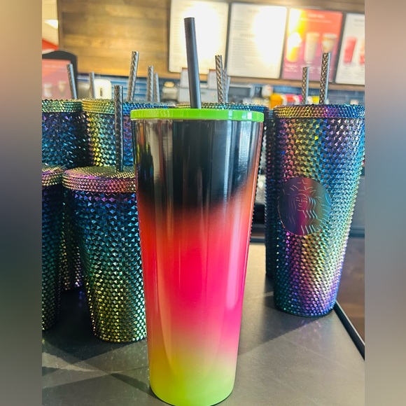 Starbucks Halloween Ombre Stainless Cup Venti Multi Colored Steel Cold Tumbler - Picture 7 of 11
